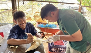 ครอบครัวปศุสัตว์นครปฐม  โครงการเฝ้าระวังโรคไข้หวัดนกเชิงรุกแบบบูรณาการของประเทศไทย (ซีรั่มวิทยา) ประจำปีงบประมาณ 2567